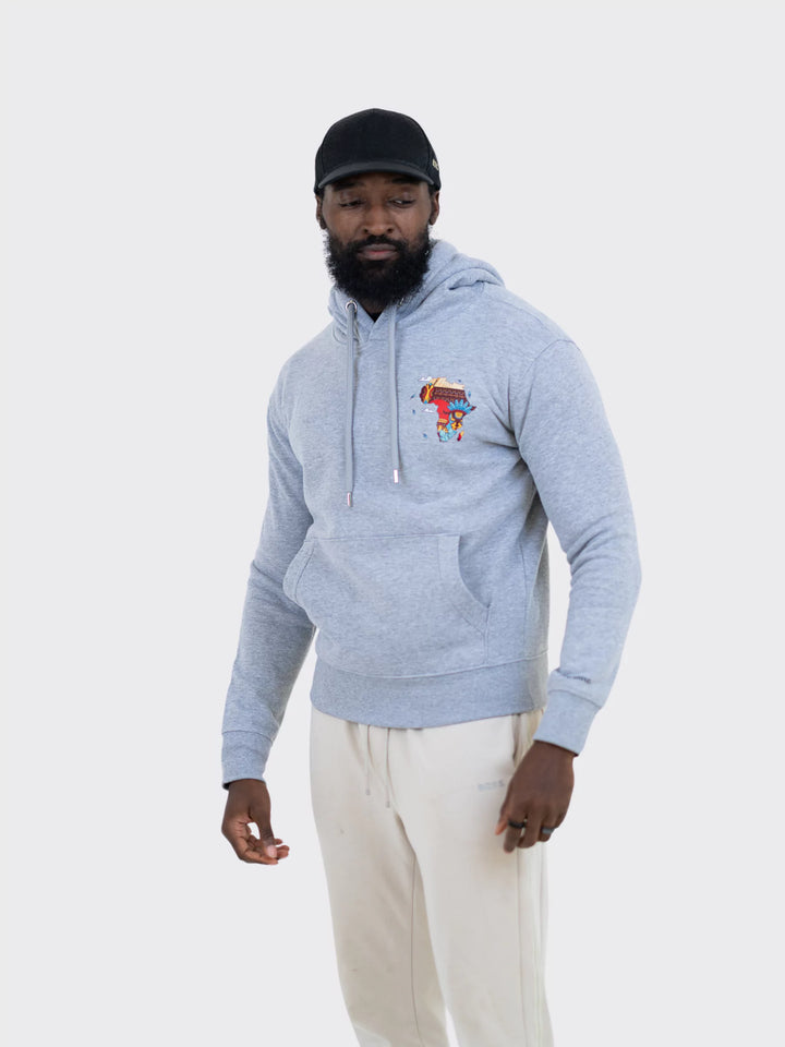 AkénLuxe Premium Soft-Touch Map of Africa Hoodie