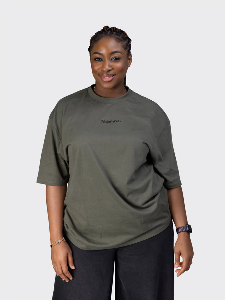 AkénLuxe Oversized Logo T-Shirt