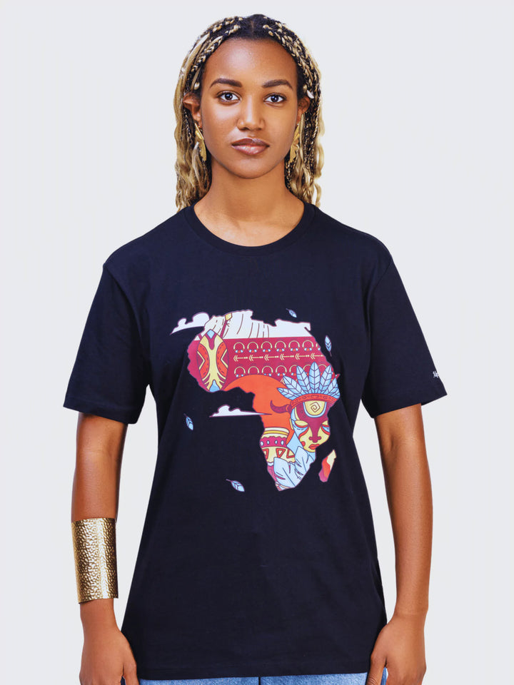 AkénLuxe Map of Africa Women's T-Shirt - AkénLuxe