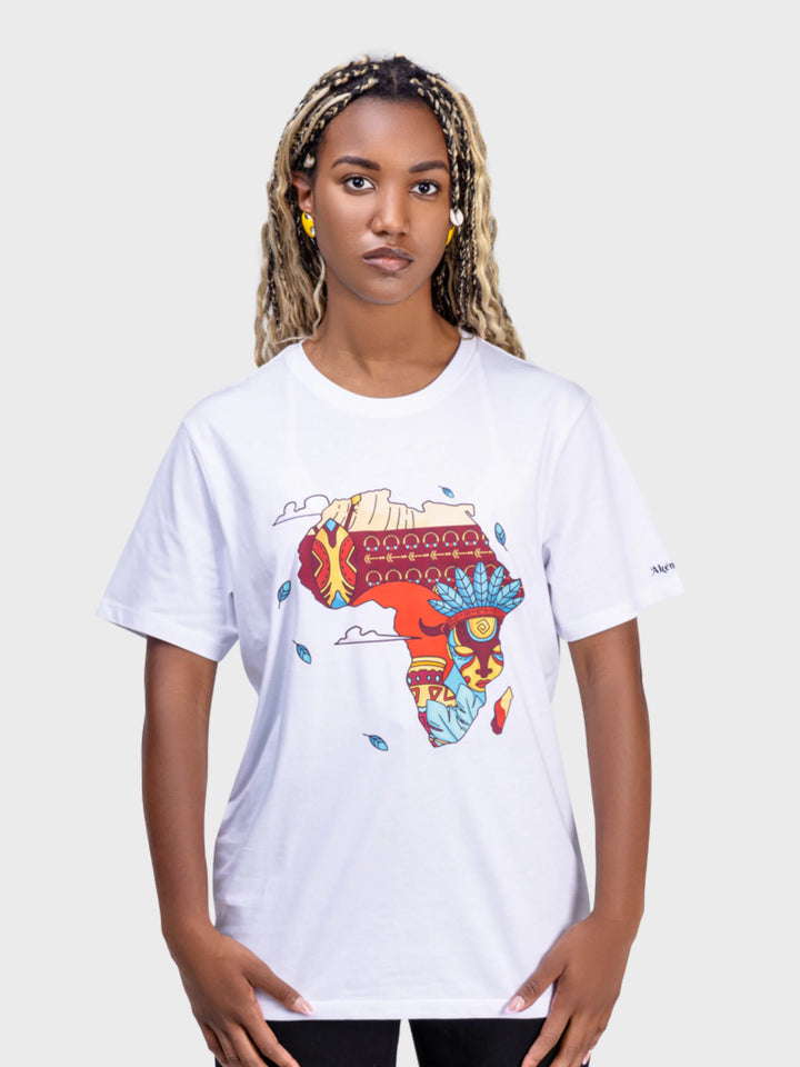 AkénLuxe Map of Africa Women's T-Shirt - AkénLuxe