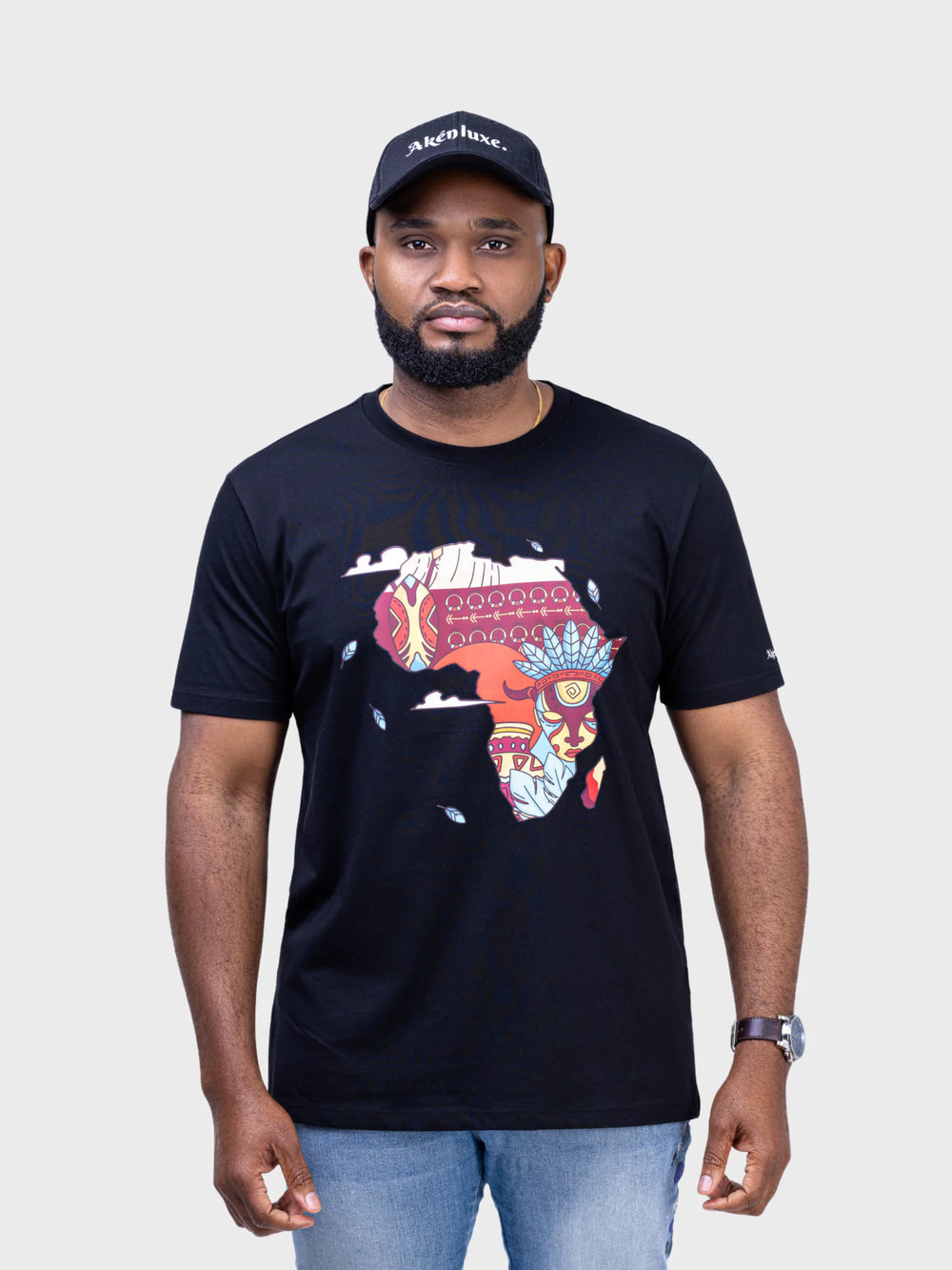 AkénLuxe Map of Africa T-Shirt - AkénLuxe