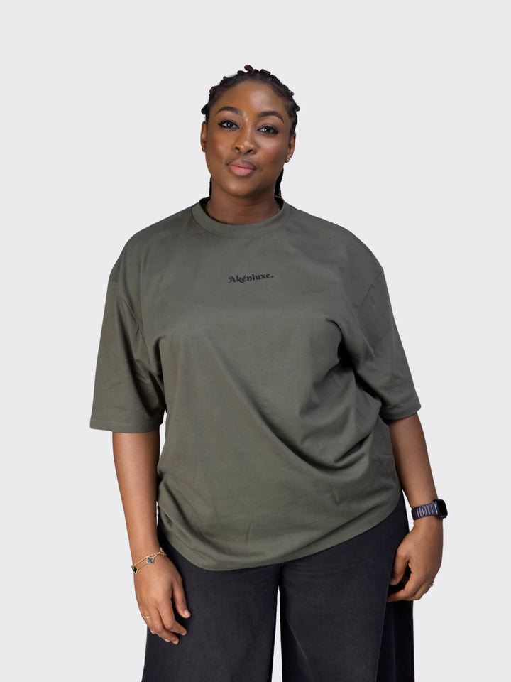 AkénLuxe Oversized Logo T-Shirt